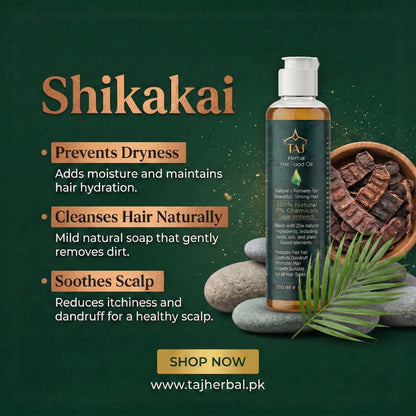 Taj Herbal Hair Food Oil – 100% Natural Nourishment